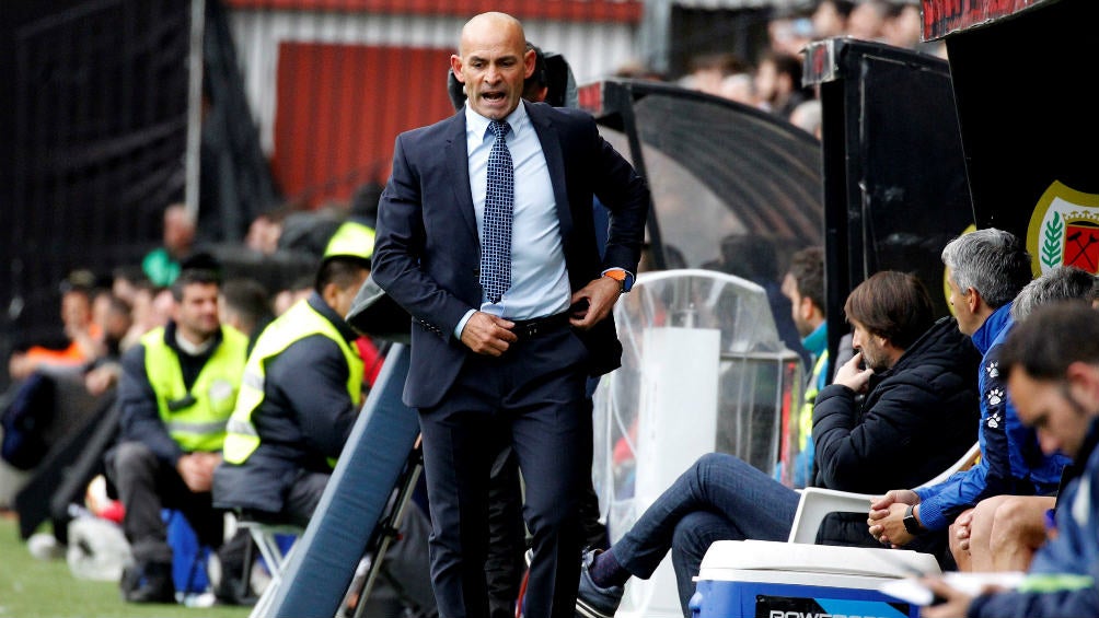 Paco Jémez durante un juego del Rayo Vallecano