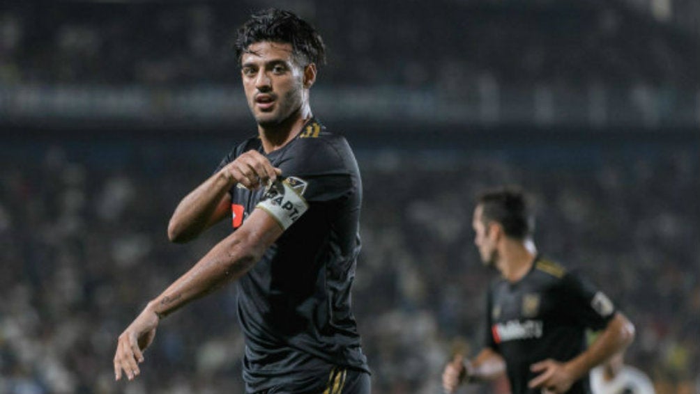 Carlos Vela, en un partido de LAFC