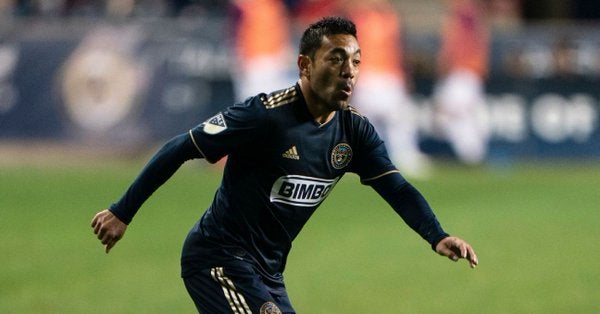 Fabián, en un partido del Philadelphia Union