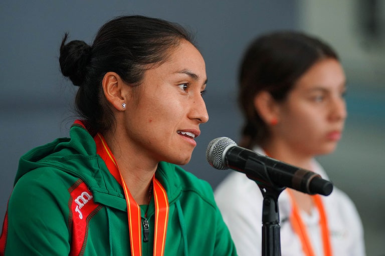 Lupita González es la máxima exponente de la caminata mexicana