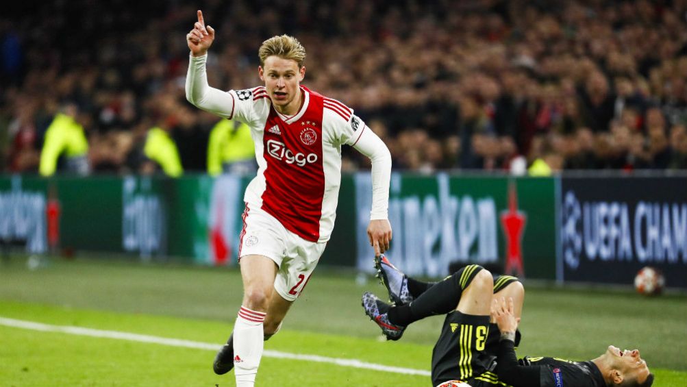 Frenkie de Jong, durante el Ajax vs Juventus de Champions