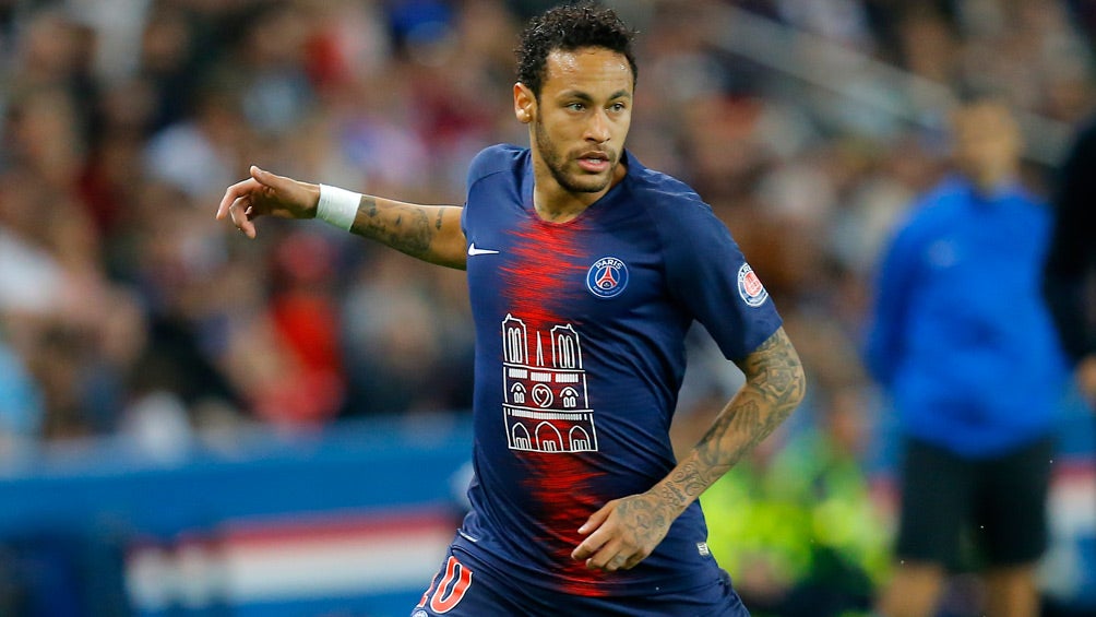 Neymar, durante un duelo con el PSG en Francia 