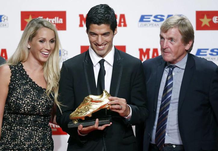 Suárez presumen la Bota de Oro