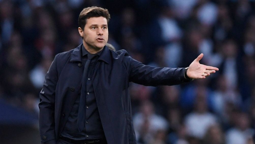 Pochettino, durante el juego entre Tottenham y Ajax