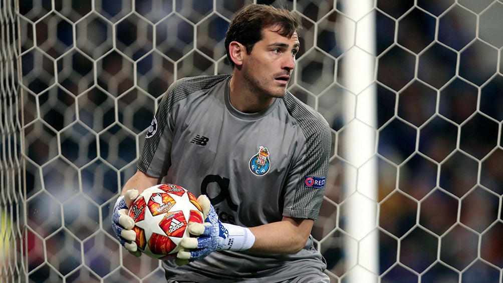 Iker Casillas, durante un juego del Porto 