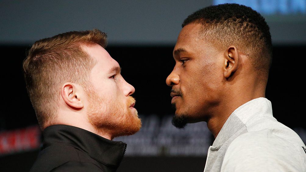 El face to face de Canelo y Jacobs