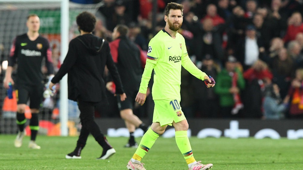 Leo Messi tras su derrota frente al Liverpool