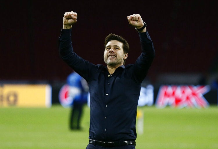 Mauricio Pochettino festeja pase a la Final de Champions League