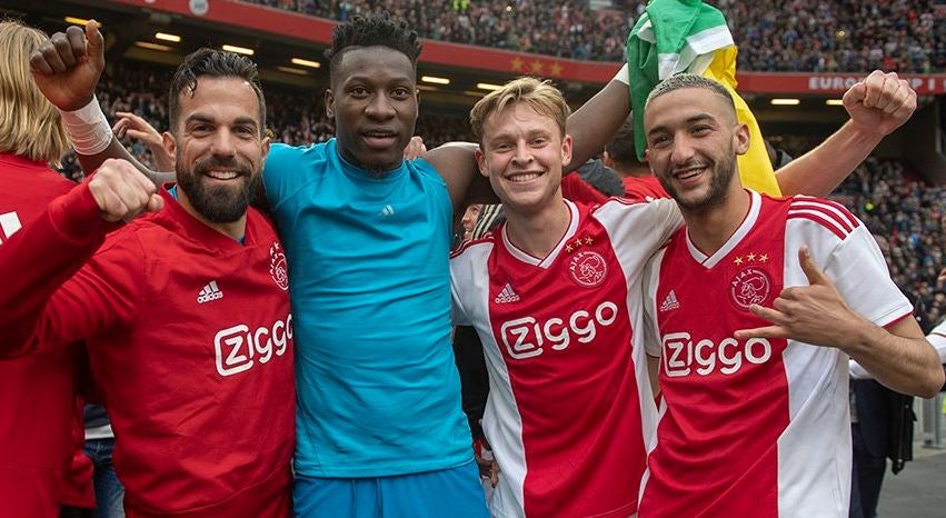 Ajax celebra el título de la Eredivisie