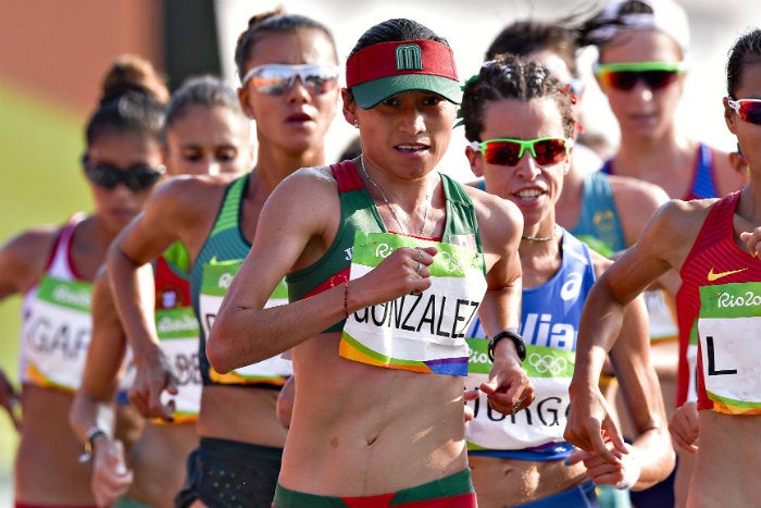 González durante una competencia en Juegos Olímpicos