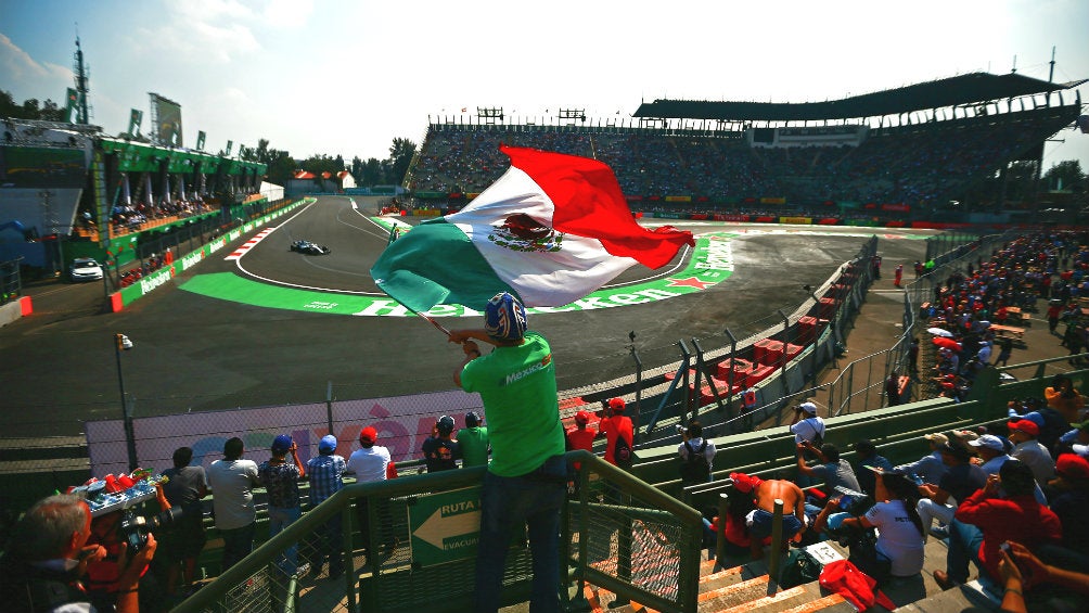 Aficionados durante el Gran Premio de México