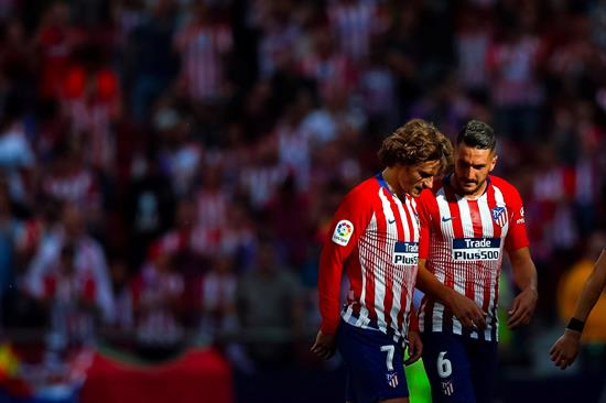 Griezmann luce decepción en juego de Atleti