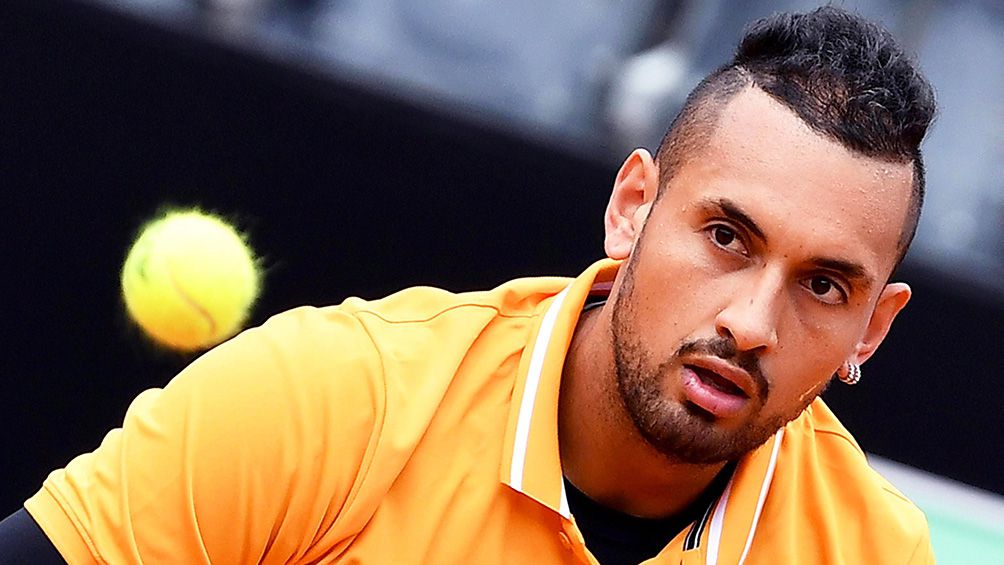 Nick Kyrgios durante uno de sus partidos en Roma