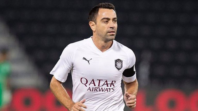 Xavi, durante un partido del Al Sadd 