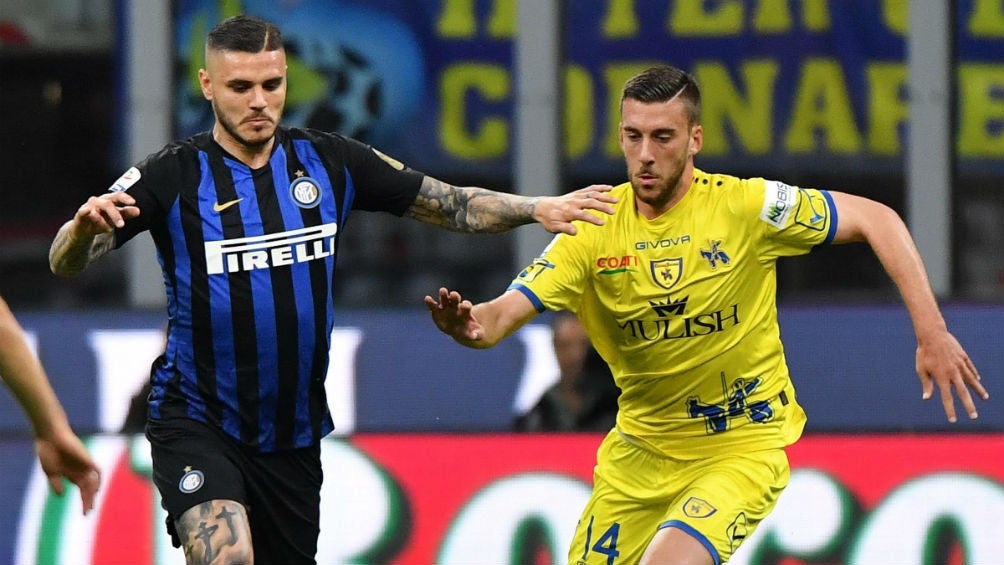 Mauro Icardi durante un partido del Inter de Milan 