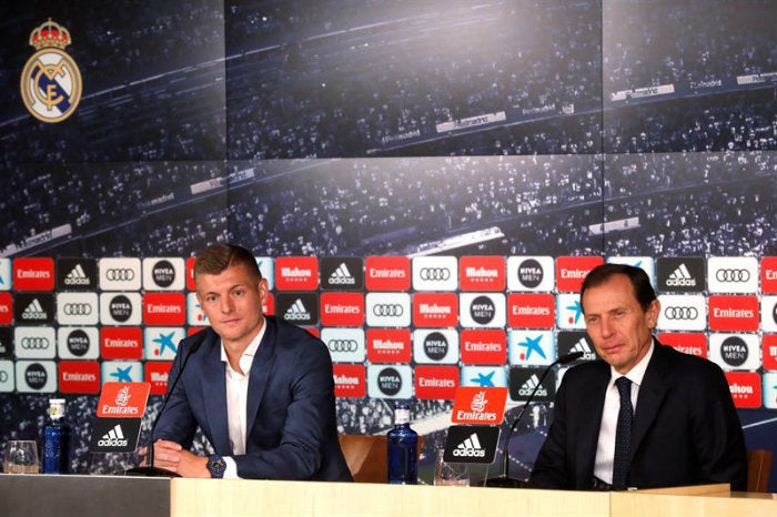 Kroos en conferencia de prensa