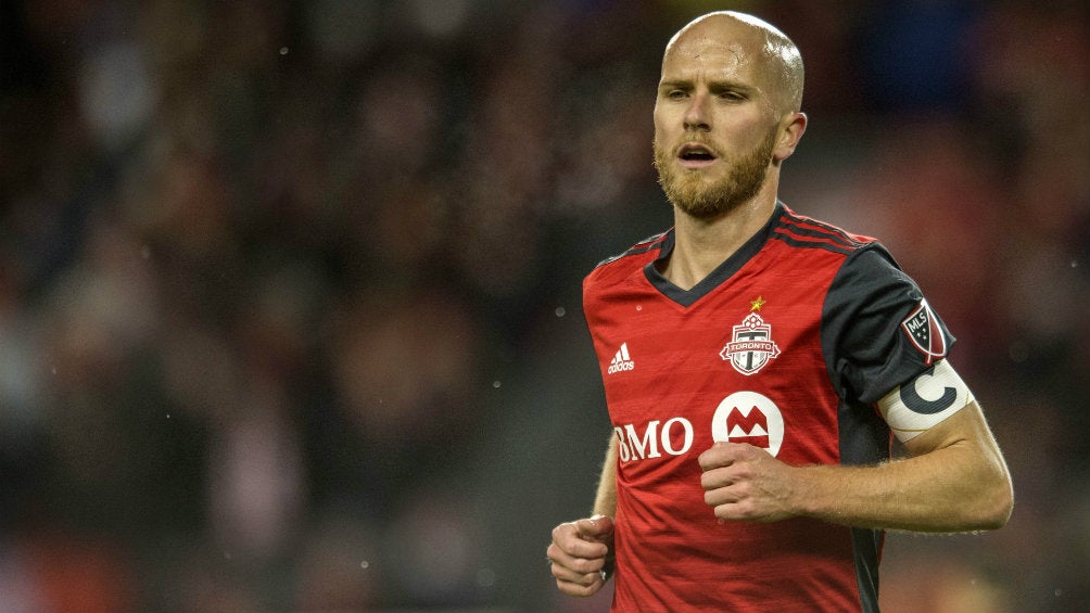 Michael Bradley durante un partido con Toronto FC