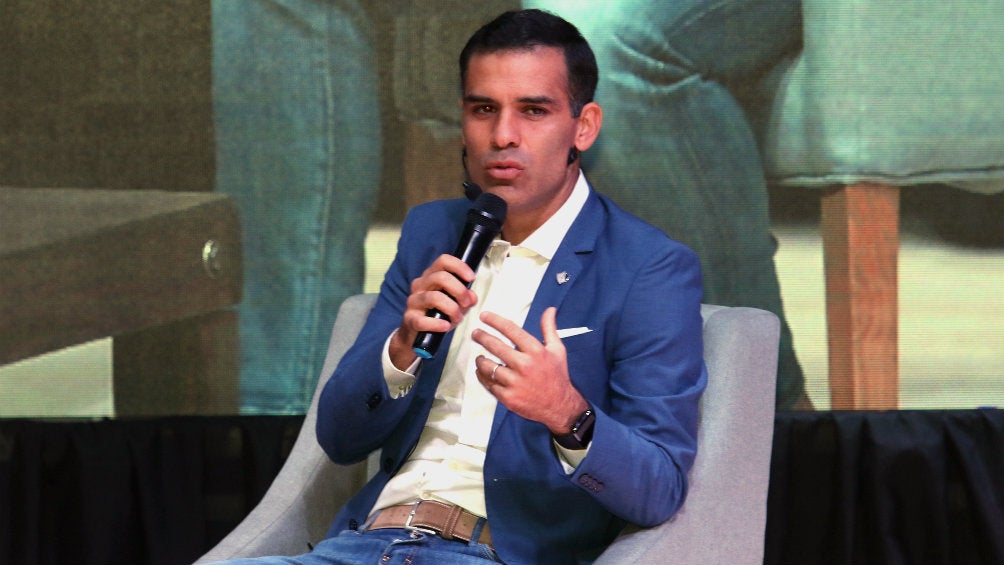 Rafa Márquez durante el congreso internacional de psicología aplicada al futbol