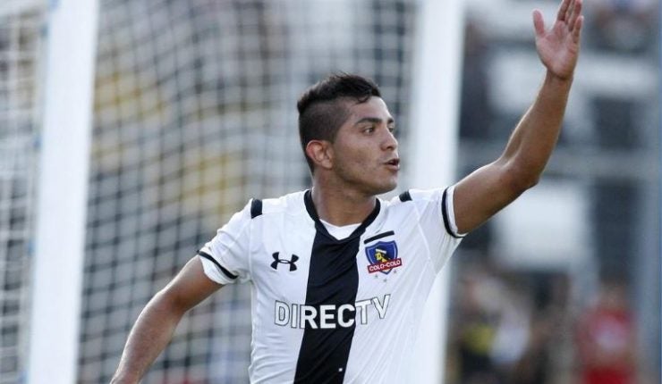 Felipe Flores celebra anotación con Colo Colo