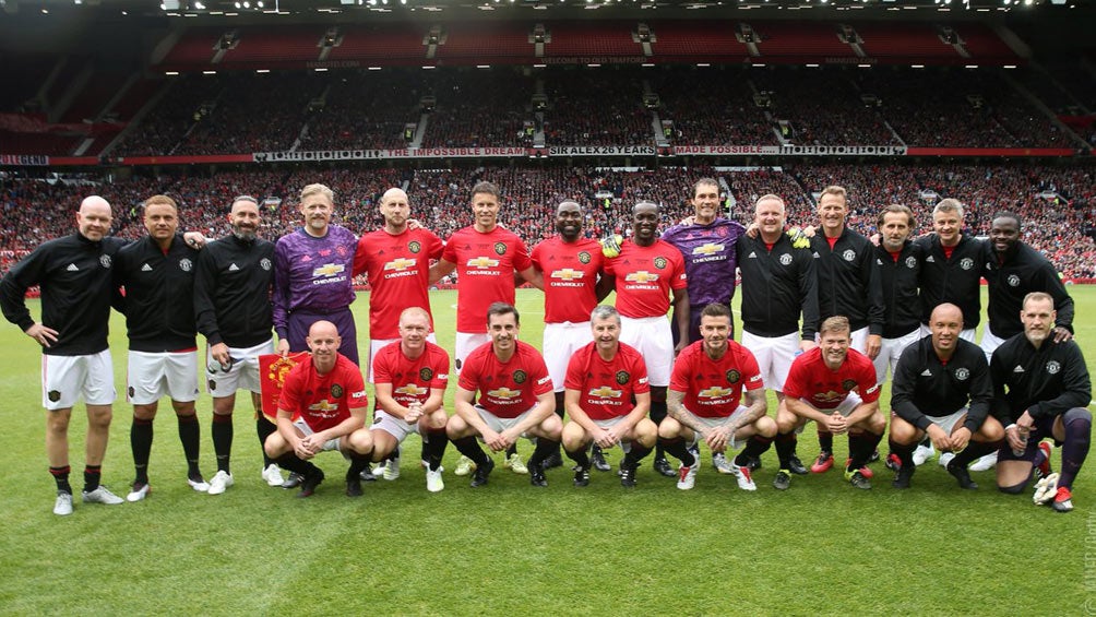 Leyendas del Manchester United se reúnen en el Old Trafford