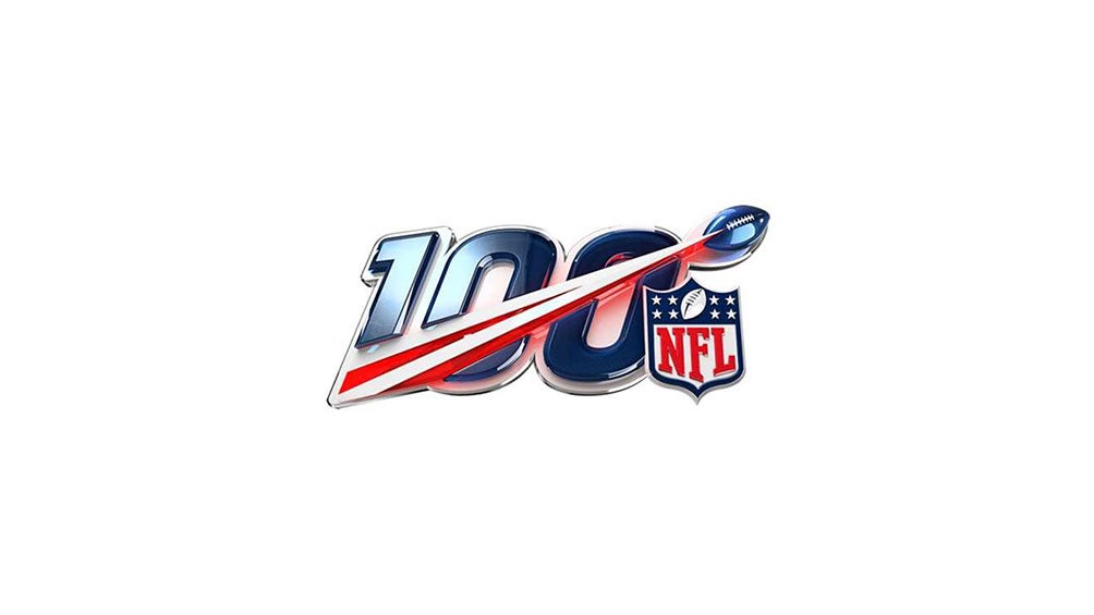 Logo de la temporada 100 de la NFL