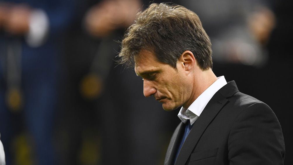 Guillermo Barros Schelotto tras un partido como DT de Boca 