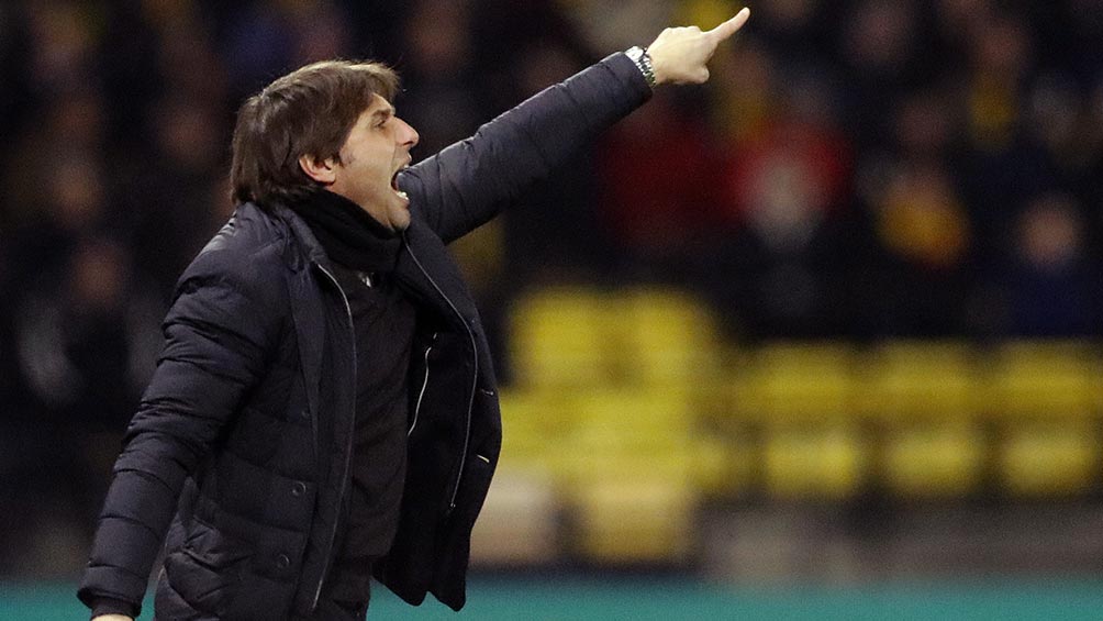 Antonio Conte en un partido