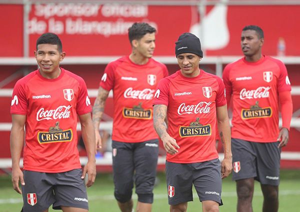 La práctica de la Selección de Perú 