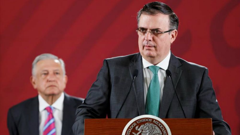 Marcelo Ebrard en conferencia de prensa