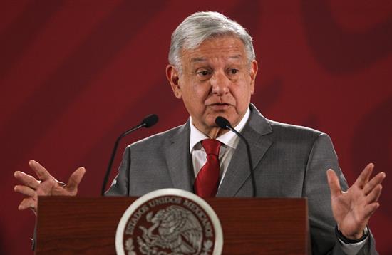 Andrés Manuel López Obrador en conferencia de prensa