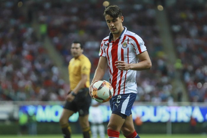 Van Rankink durante un partido de Chivas