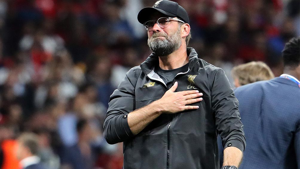 Klopp después de ganar la Champions con el Liverpool 