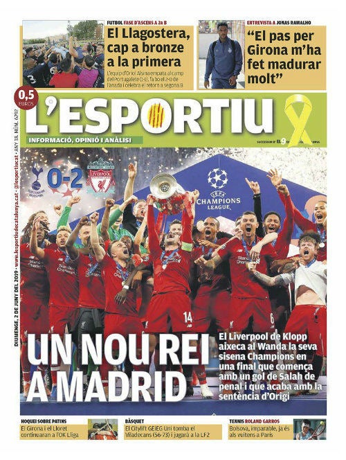 Portada del dario L'esportiu