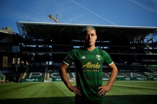 Fernández con el Portland Timbers