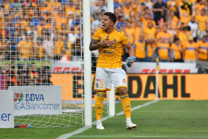 Salcedo festeja título de Tigres