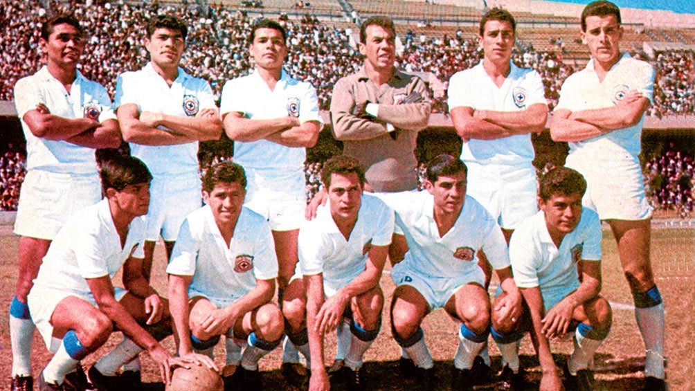 Formación de Cruz Azul hace 55 años