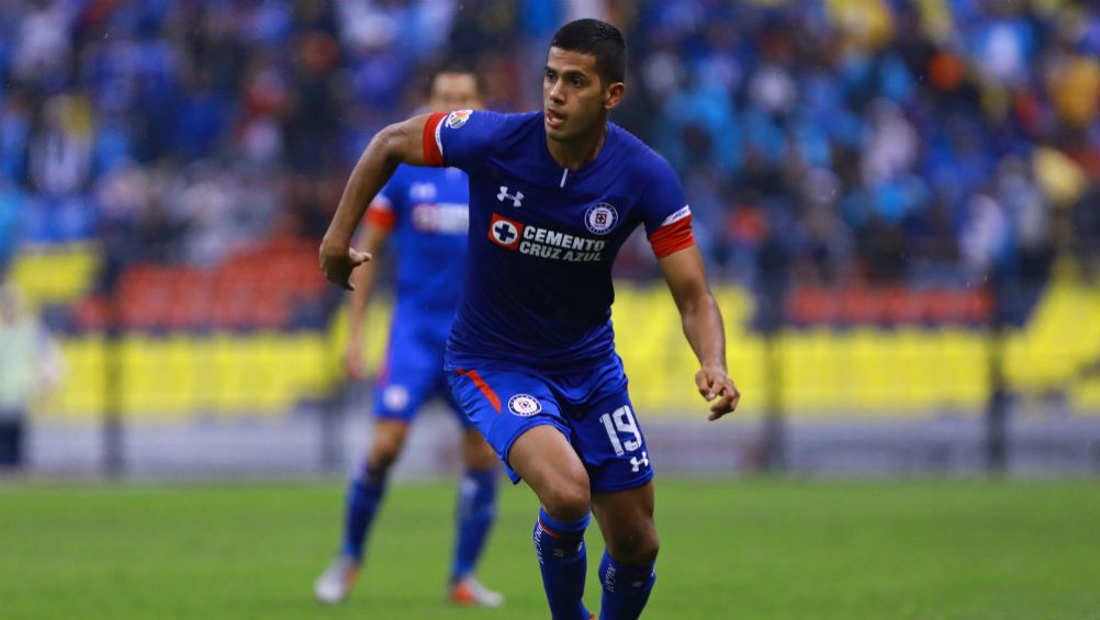 Antonio Sánchez, durante un partido de Cruz Azul