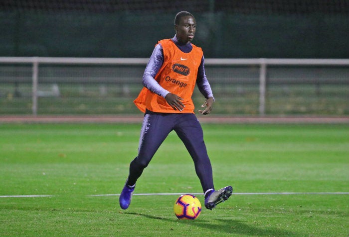 Mandy, durante un entrenamiento