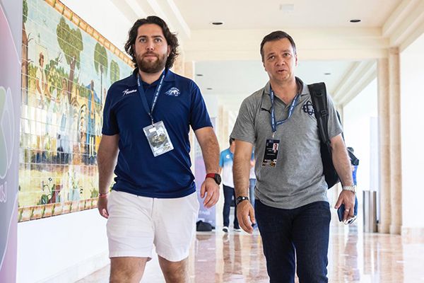 Amaury Vergara junto a Mariano Varela 