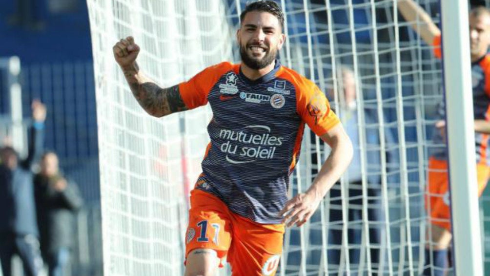 Delort festeja anotación con Montpellier 