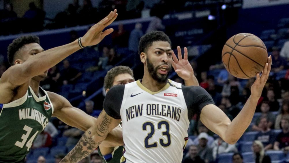 Anthony Davis, en un partido de New Orleans 