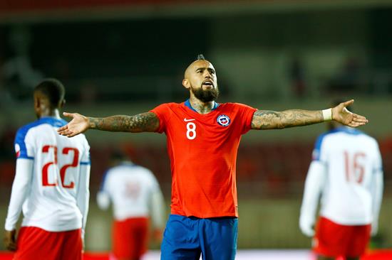 Vidal reclama en juego amistoso