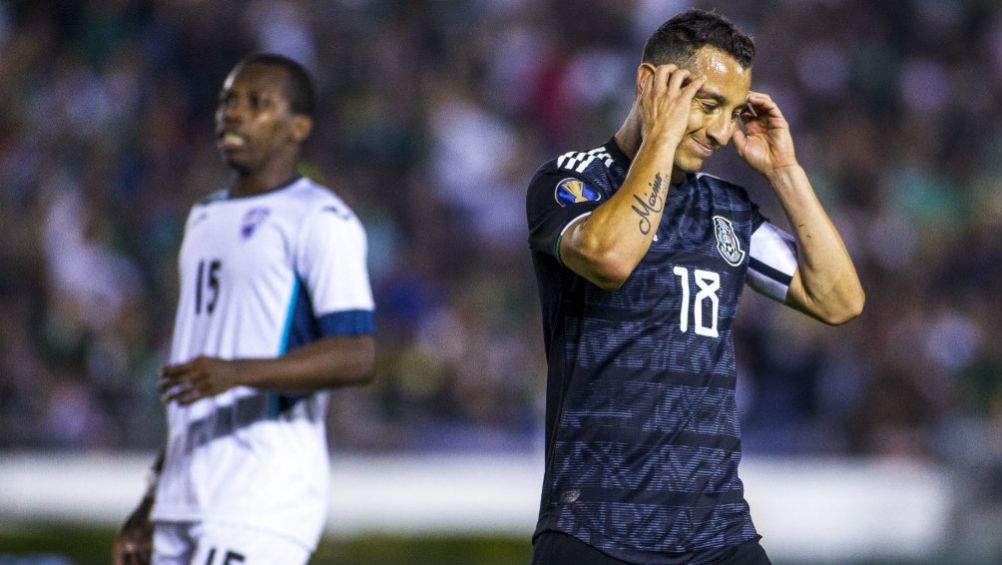 Guardado, en el partido contra Cuba