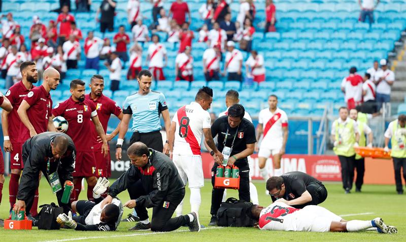 Gradas de la Arena do Grêmio durante el Venezuela vs Perú