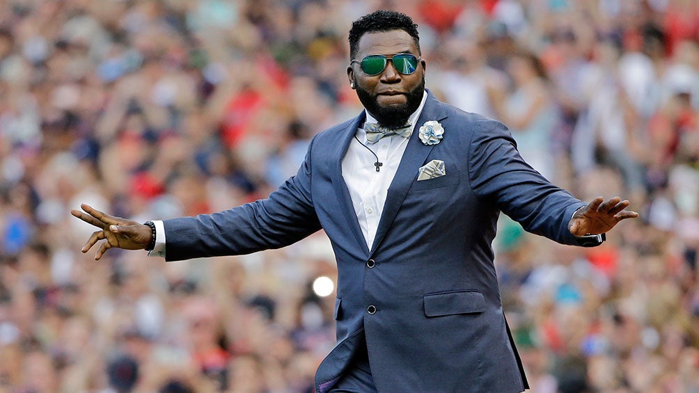 David Ortiz en un juego de los Red Sox