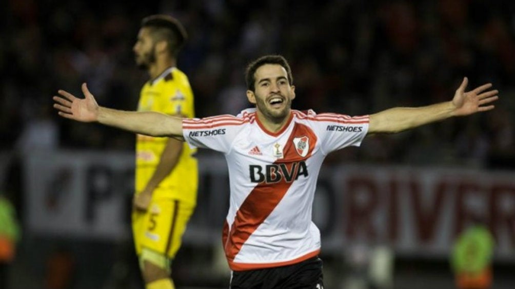 Mayada celebra anotación con River Plate 