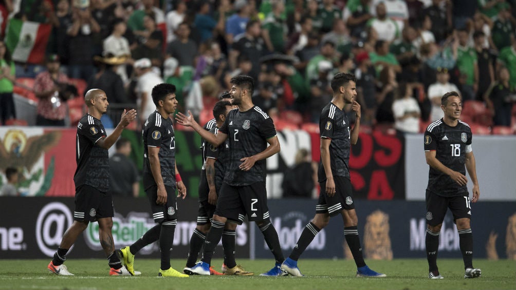 Selección Mexicana celebra victoria en Copa Oro 