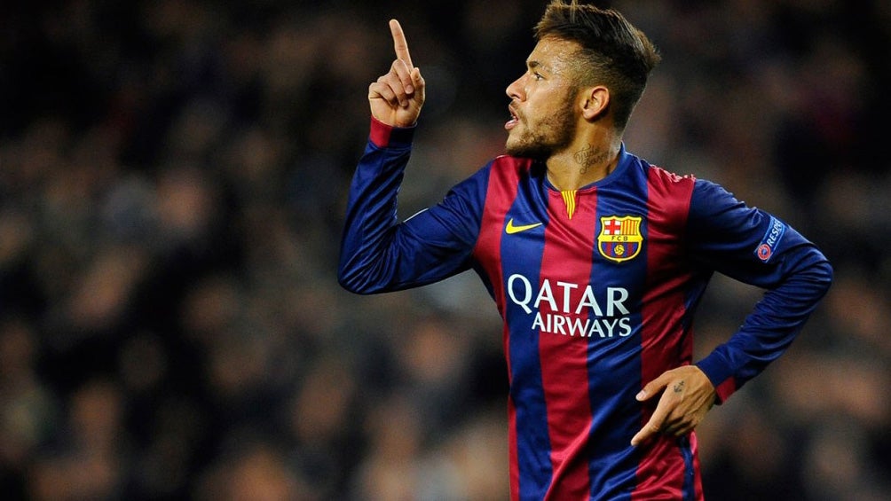 Neymar en su paso con Barcelona