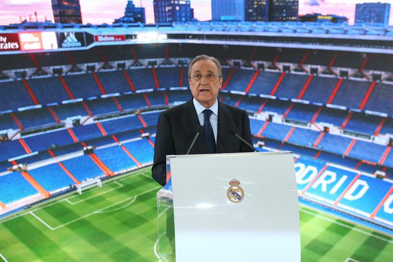 Florentino Pérez habla en conferencia de prensa