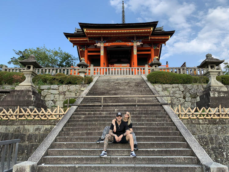 Mauro Icardi y Wanda Nara disfrutan de sus vacaciones en Japón